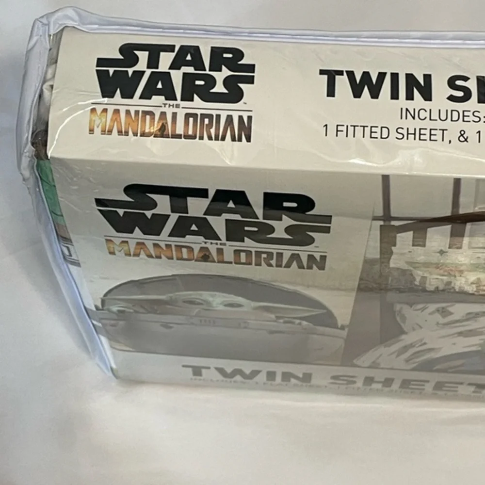 Disney's Star Wars The Mandalorian The Child‎ Kids' Sheet Set & Pillowcase-NWT